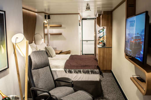 Well-appointed polar cabin
