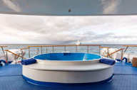 Relax in the jacuzzi on Coral I