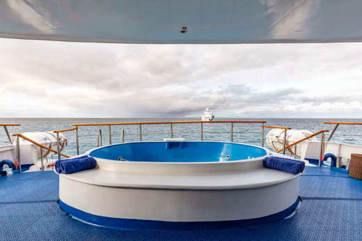 Relax in the jacuzzi on Coral I