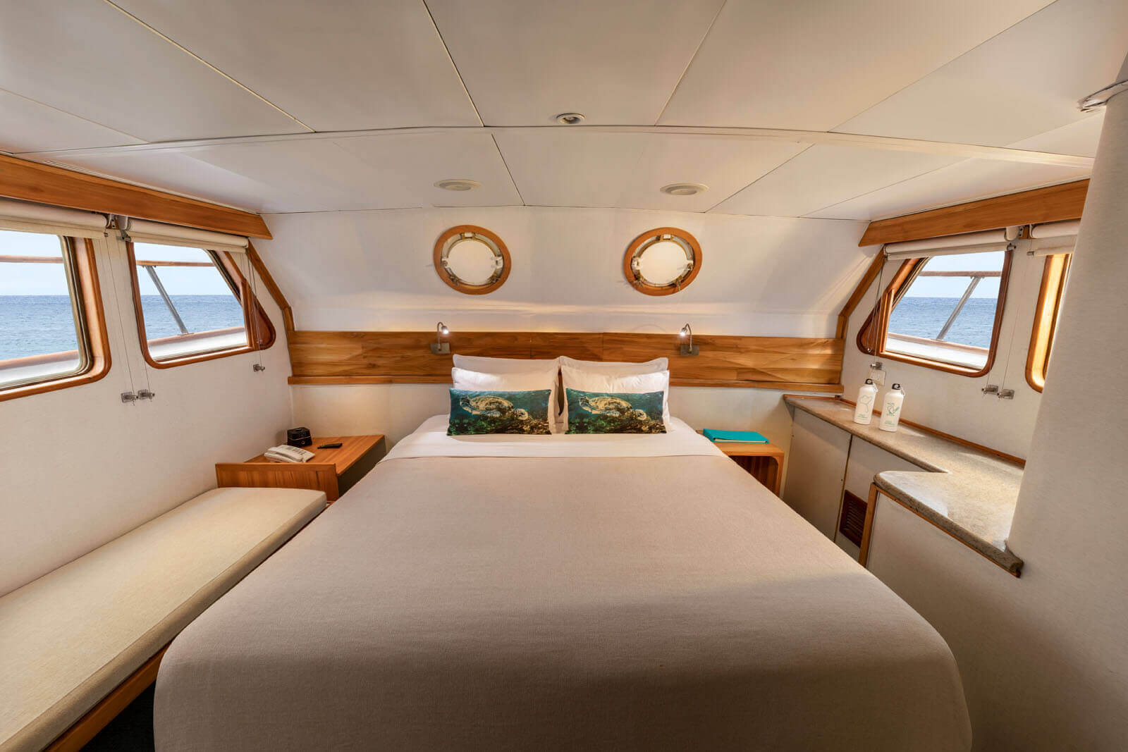 A double cabin on Coral II