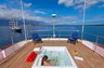 Relax in the jacuzzi on the sun deck