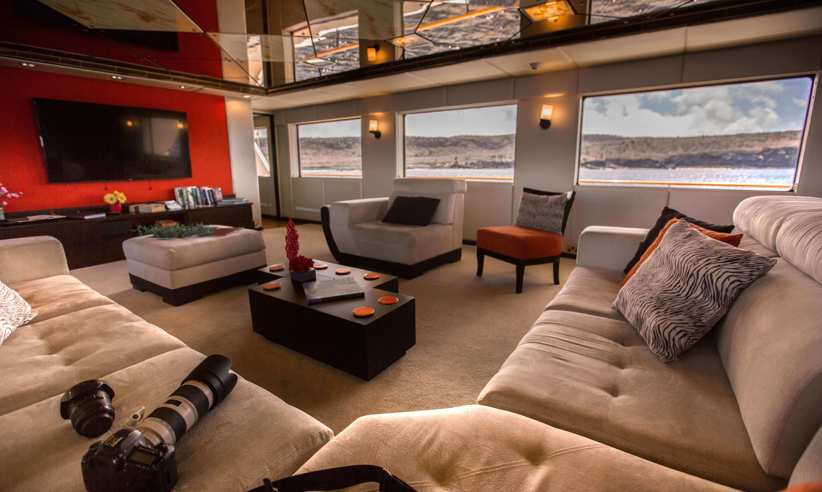 The stunning lounge area