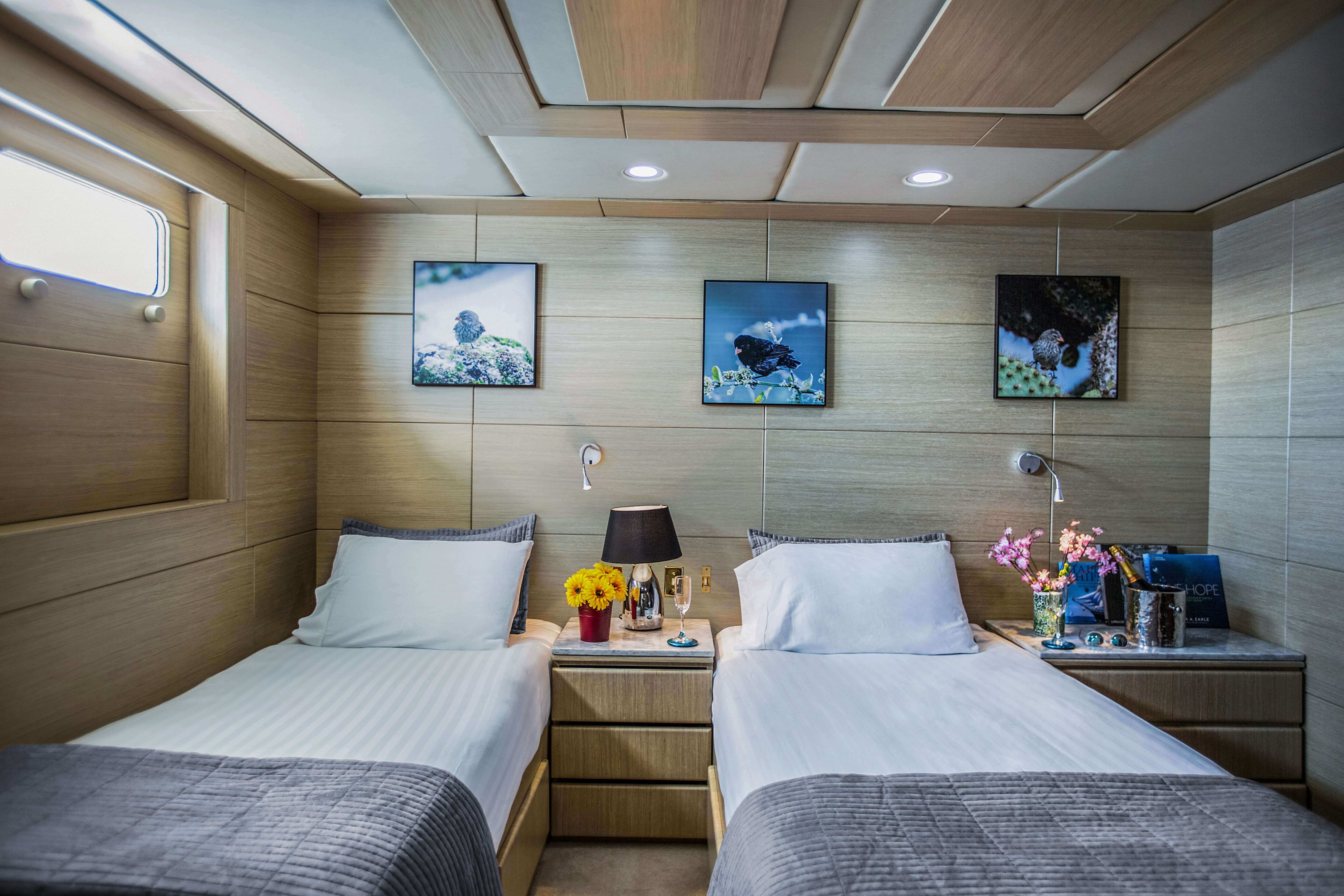 A twin stateroom