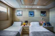 A twin stateroom