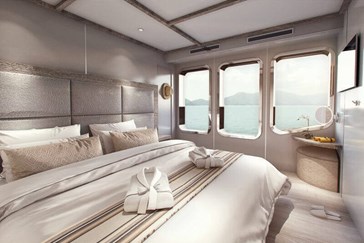 Double cabin with glorious sea views 