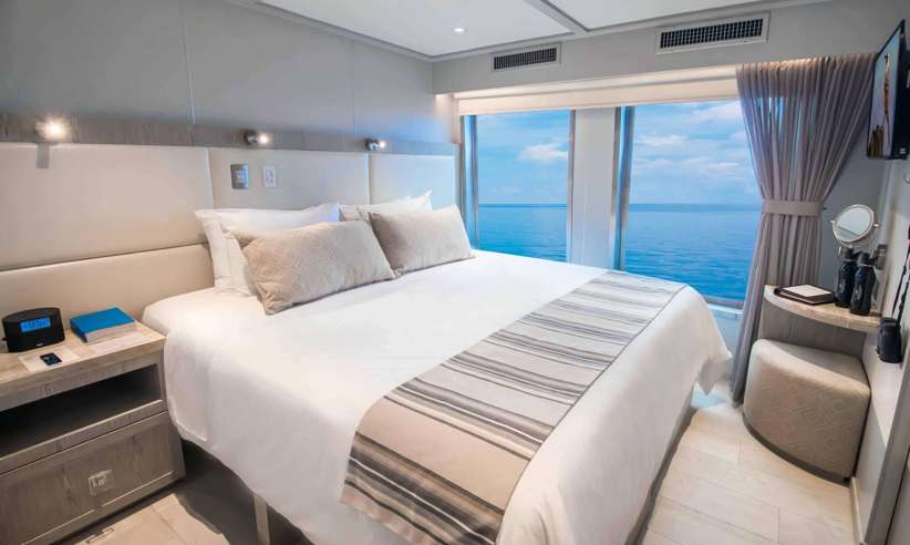 A spacious and extremely comfortable double cabin 