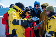Getting ready to explore Antarctic Sound 