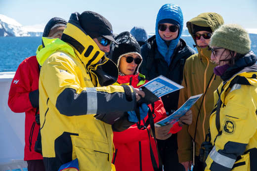 Getting ready to explore Antarctic Sound 