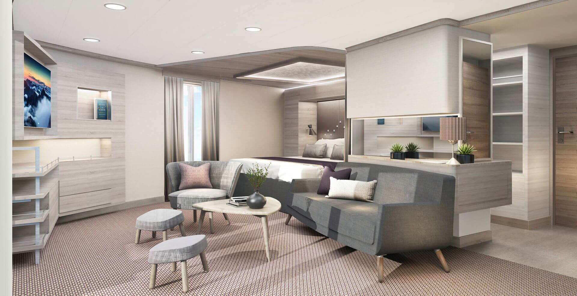 A stunning and spacious expedition suite 