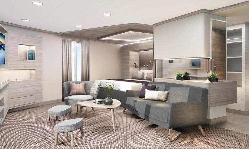 A stunning and spacious expedition suite 
