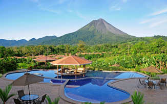 View of the volcano