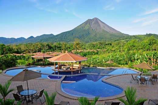 View of the volcano