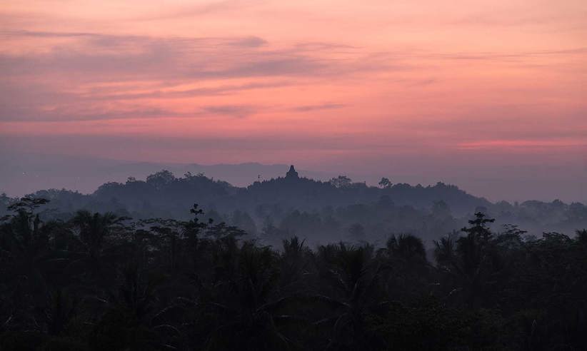 Borobudur Sunrise From Resort 8