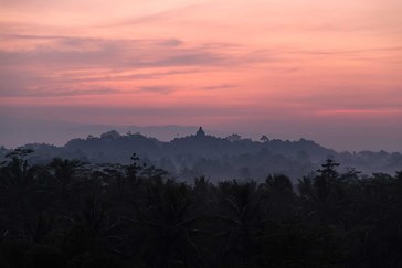 Borobudur Sunrise From Resort 8