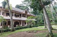 The rooms overlook the garden 
