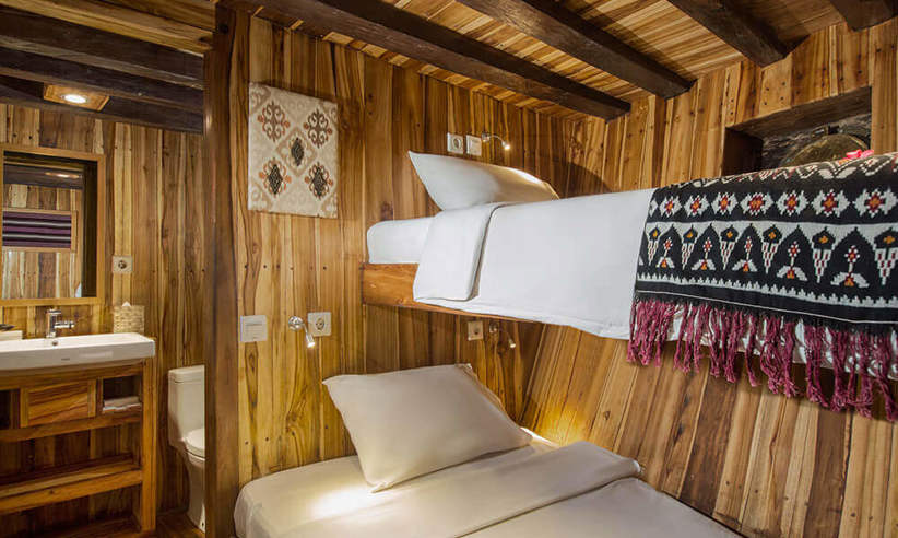Bunk bedded cabin