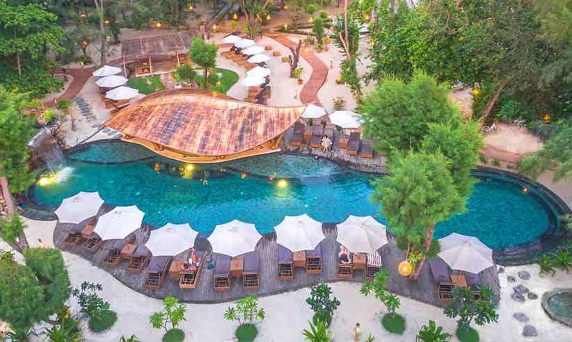 09 Gili Trawangan Lombok Hotel Rooms Facilities Swimming Pool Swim Pool Bar