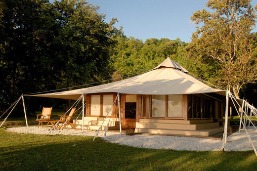 A luxury tent