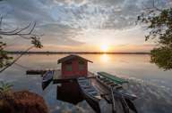 Glorious sunsets await