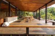 The dining area