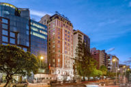 The hotel is well located