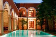 Pool at night