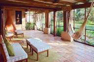 Inviting Outdoor Patio Hidden Valley Inn Reserve Belize