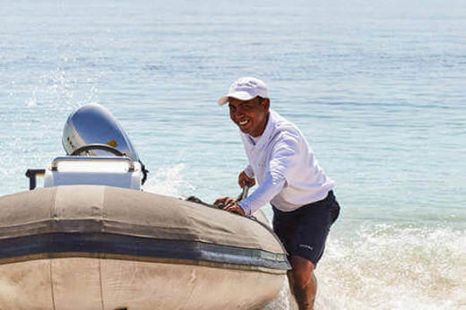 Going ashore