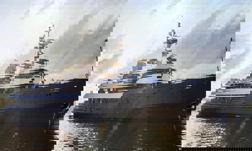 Aqua Blu at sea