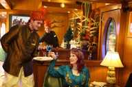 Enjoy a drink at the Rajah Club 