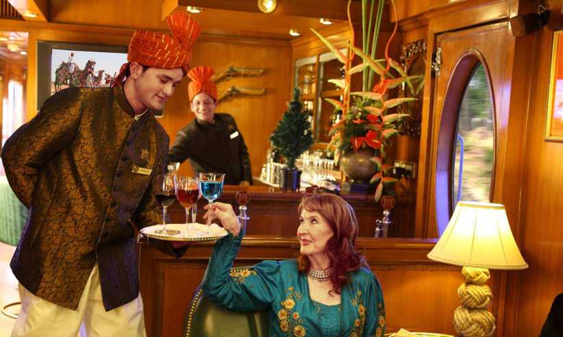 Enjoy a drink at the Rajah Club 