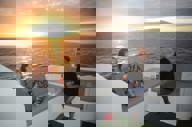 Glorious sunsets await