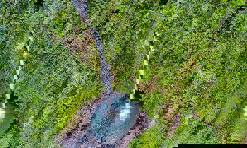 Waterfall in Arenal National Park