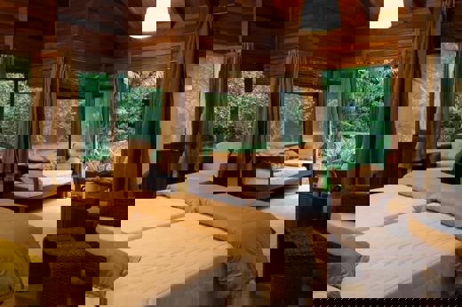 Bungalow Interior Cristalino Lodge Brazil Katia Kuwabara1880