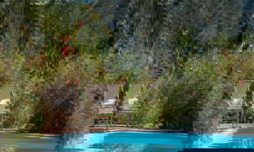 The swimming pool