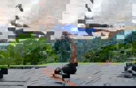Enjoy included yoga sessions