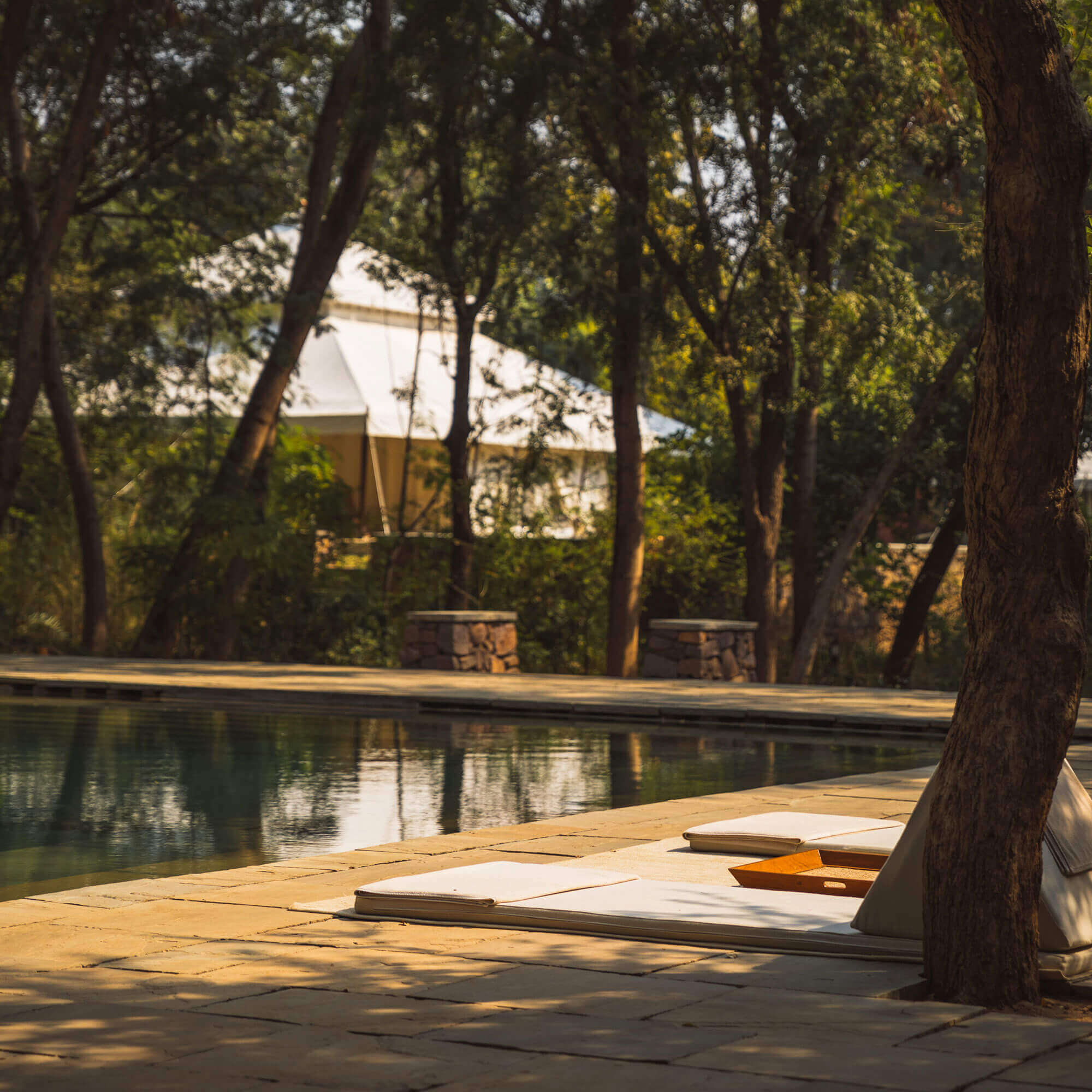 Relax by the pool