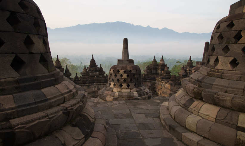 Borobudur stupas