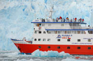 Observe the San Rafael Glacier from your ship