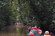 Exploring by boat 
