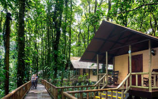 Lodge walkway