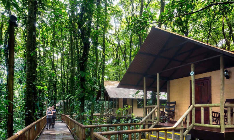 Lodge walkway