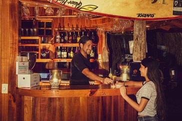 The bar 