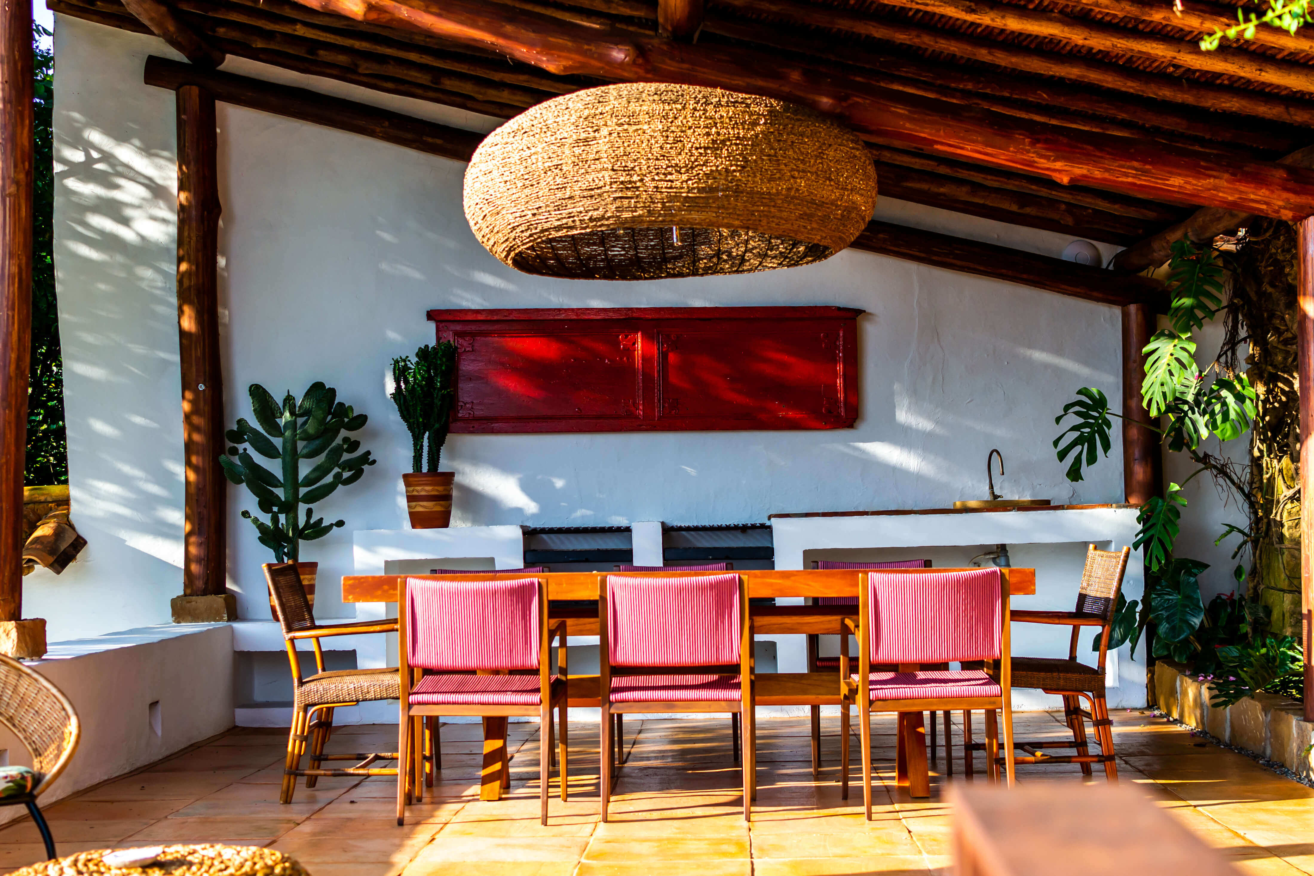The lounge area 