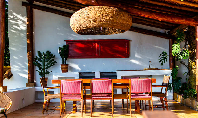 The lounge area 