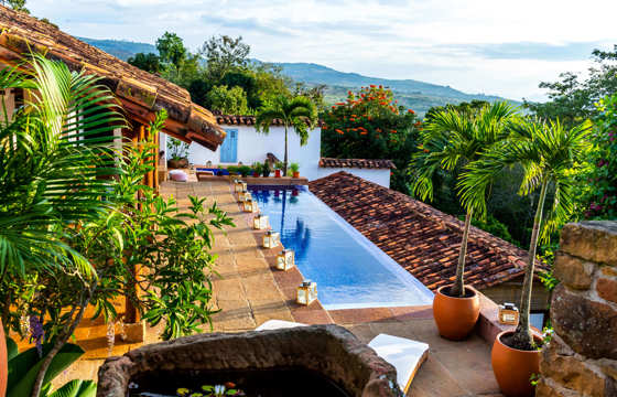View of the pool