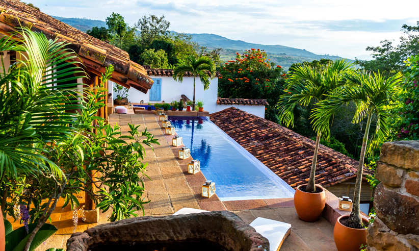 View of the pool