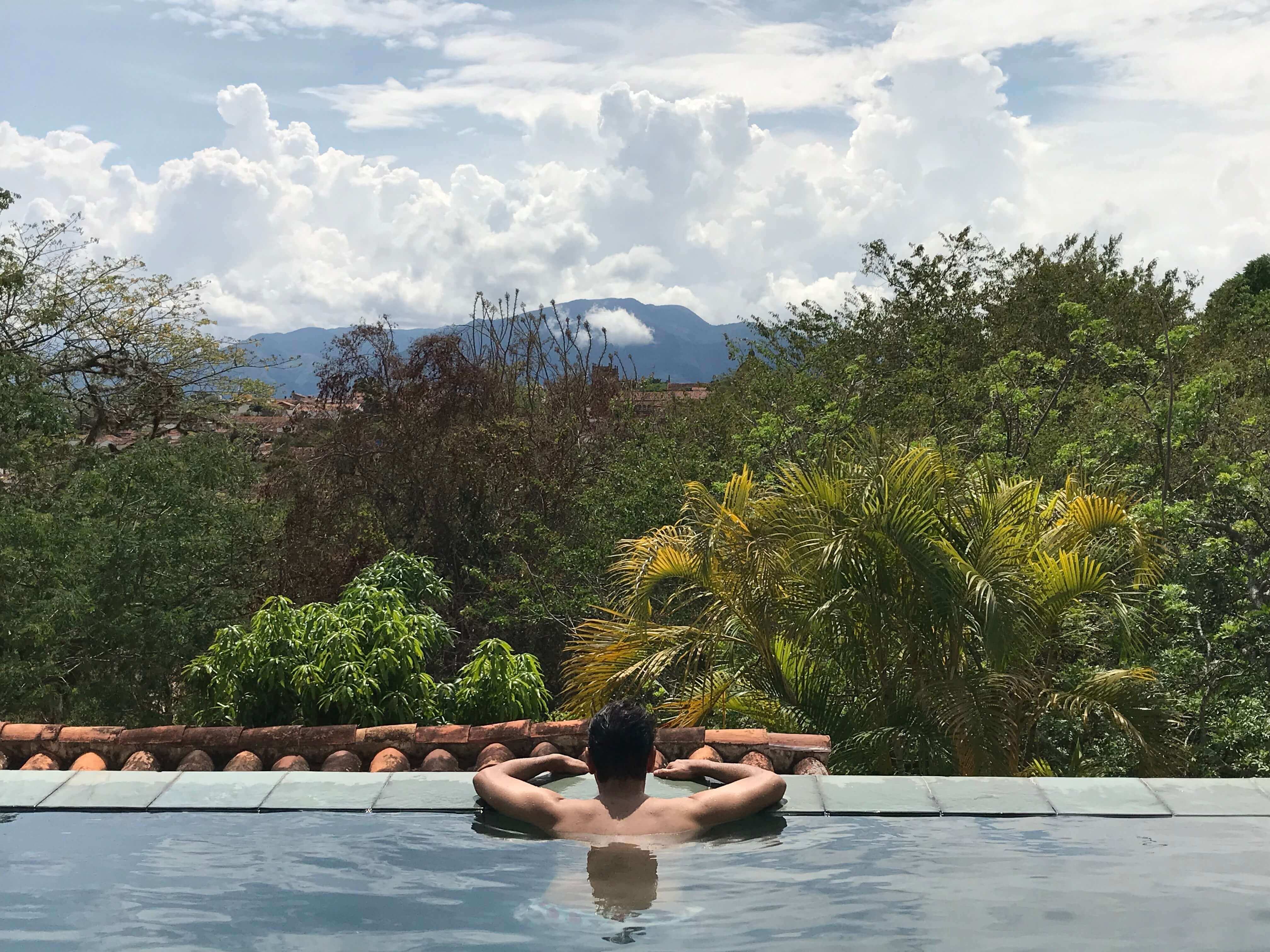 View from the pool