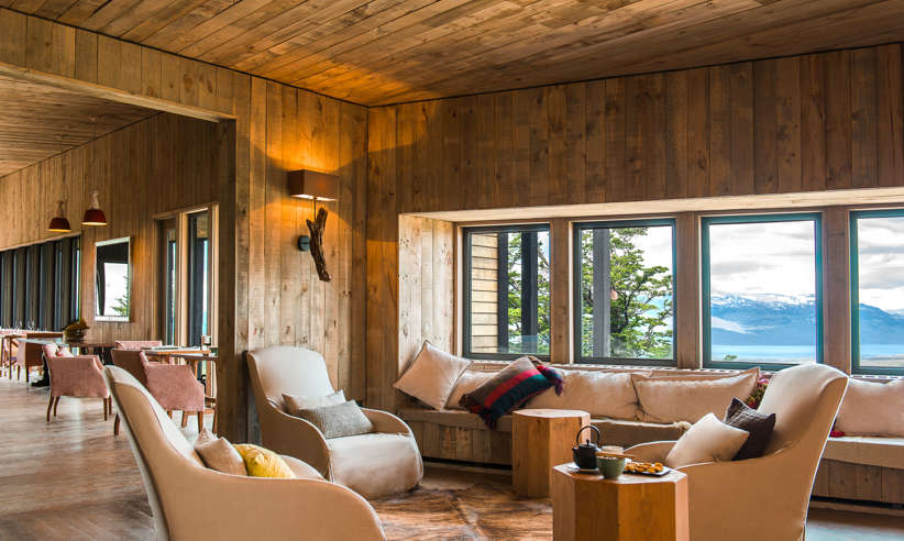 Awasi Patagonia Interiors Main Lodge Lobby