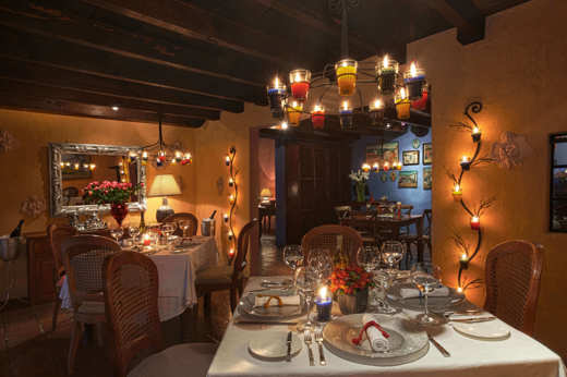 The dining room 